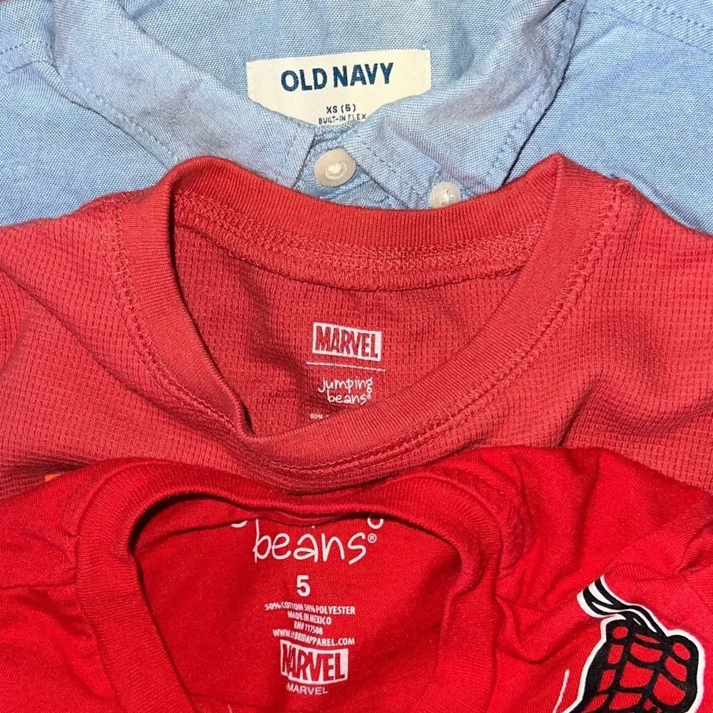 Old Navy Kids Spider-Man Tees - Red and Blue